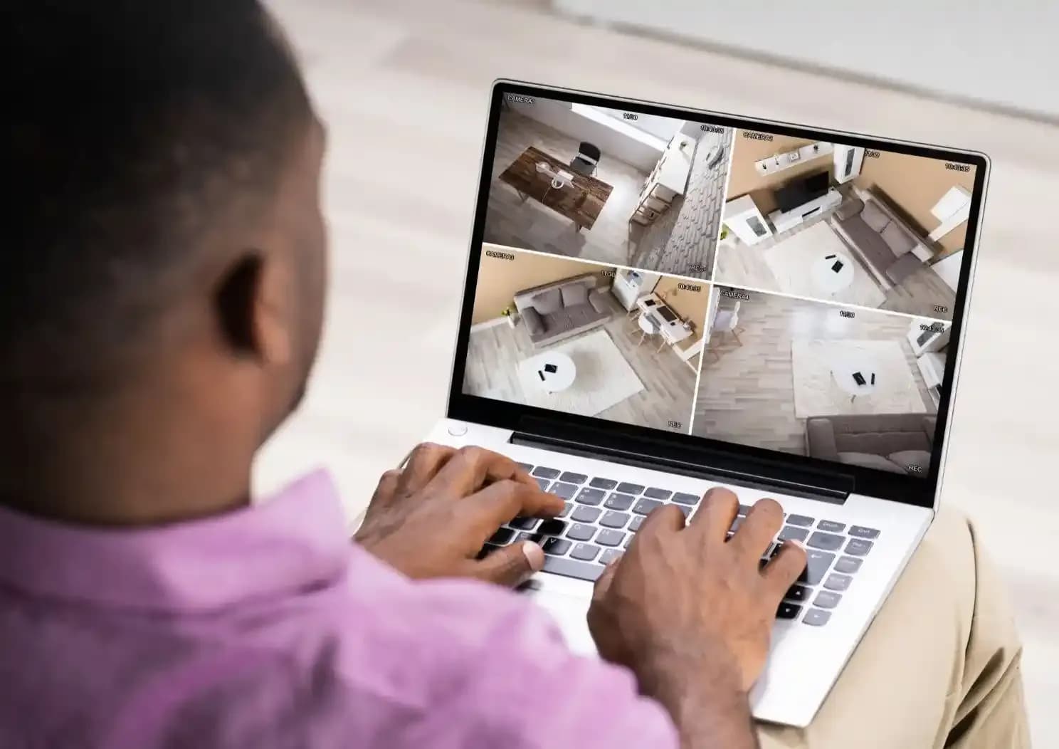 Configuration des caméras sur un PC