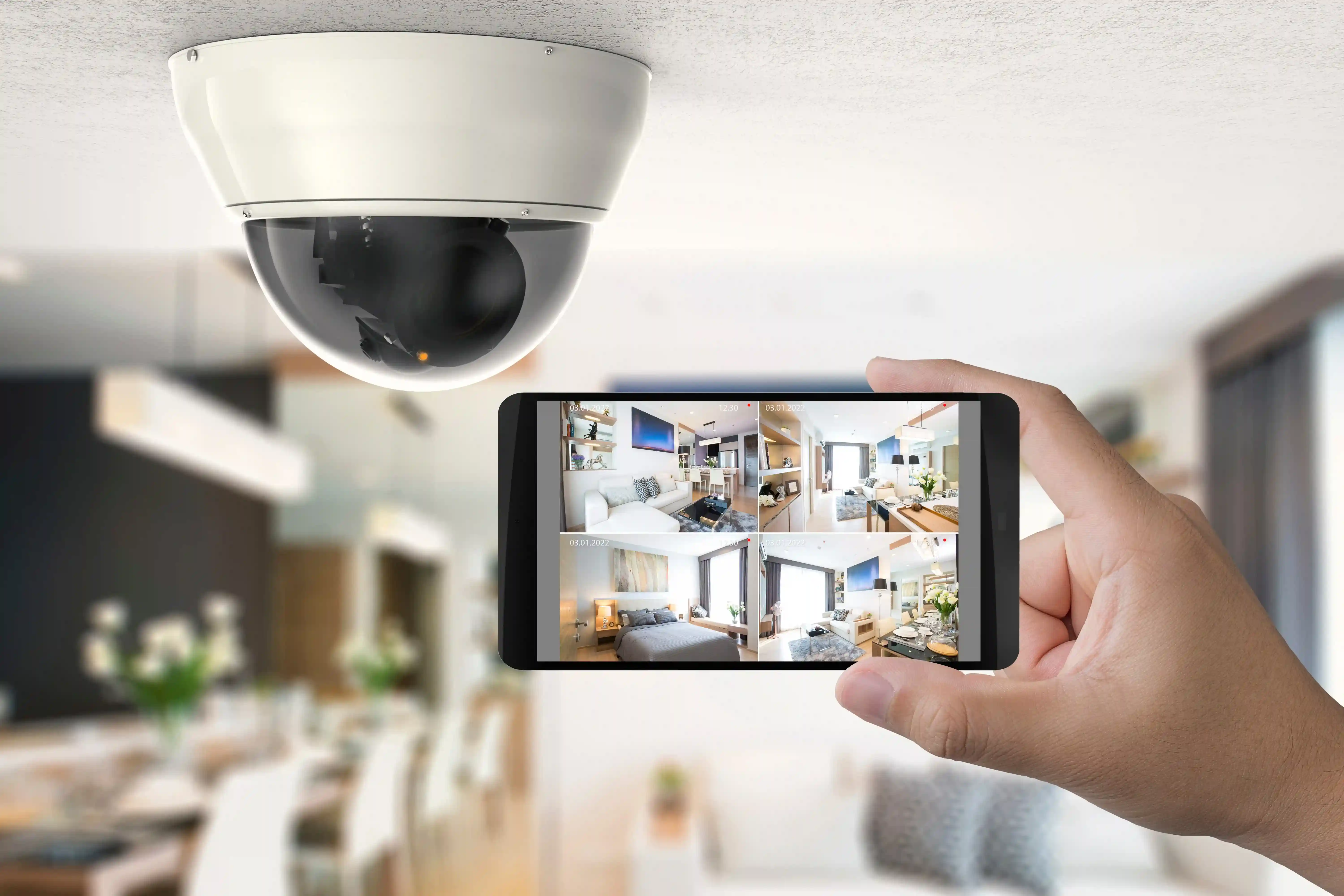 Configurer une application de video surveillance sur un smartphone